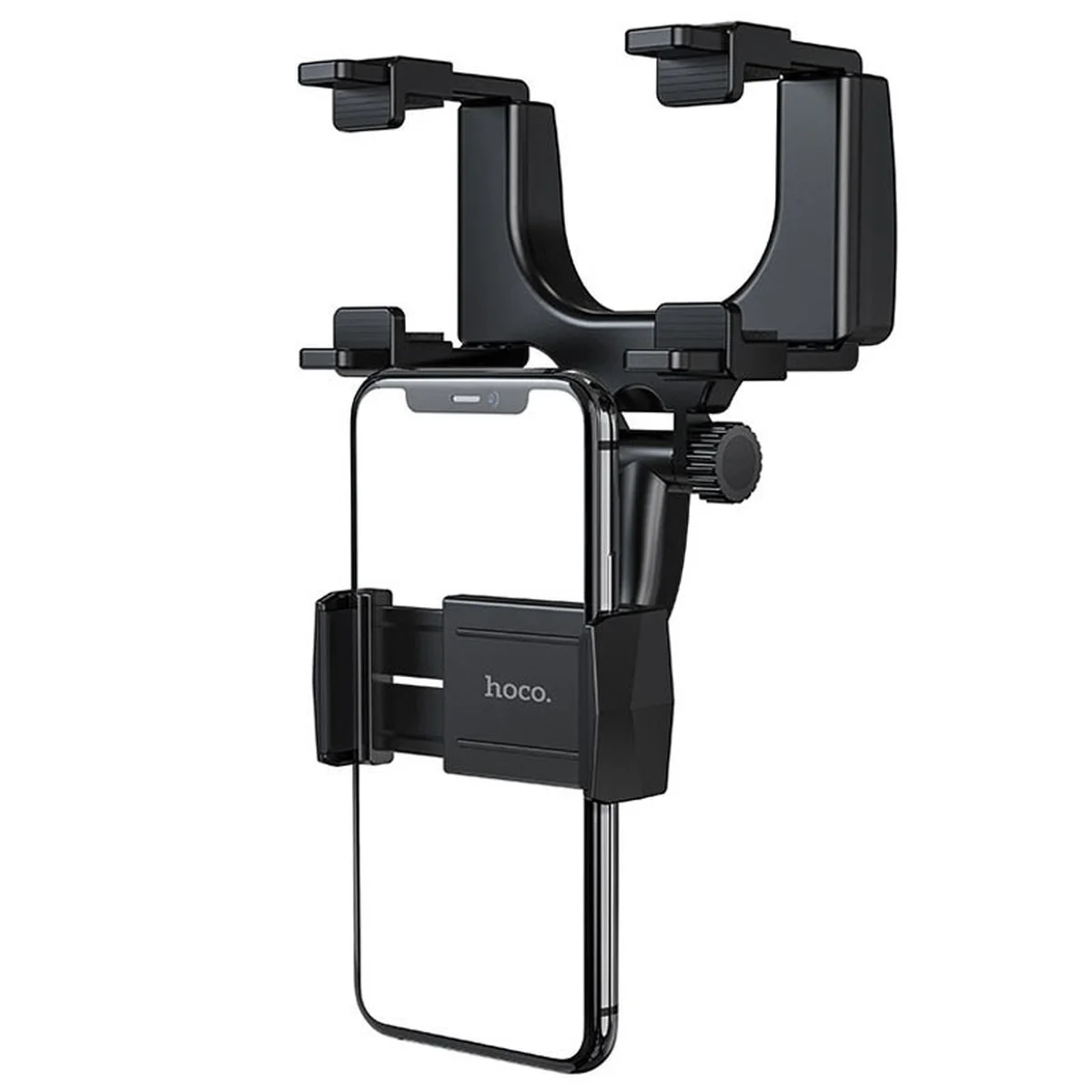 Автодержатель Hoco CA70 на зеркало заднего вида Черный