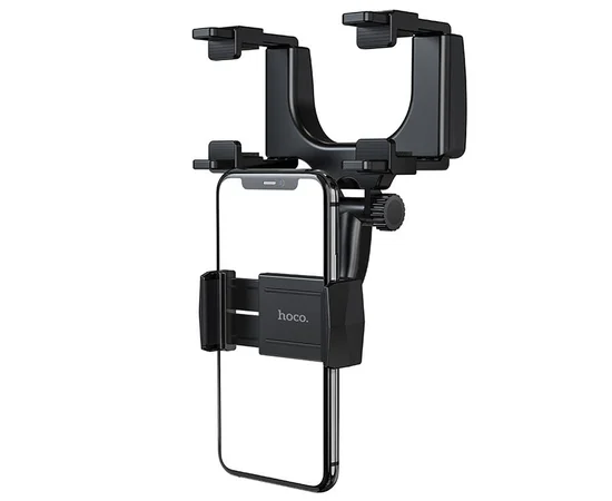 Автодержатель Hoco CA70 на зеркало заднего вида Черный