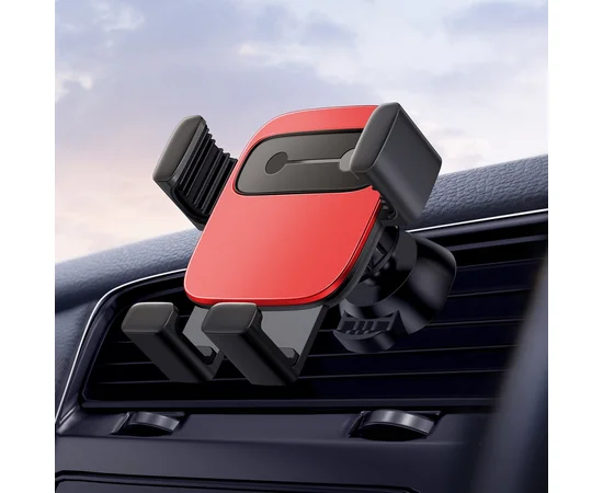 Автодержатель Baseus Cube Gravity Vehicle Mounted Красный