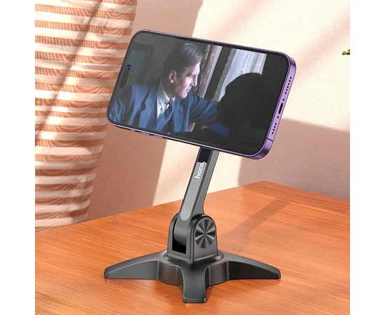 Держатель для телефона Hoco HD2 Joy ring magnetic Black