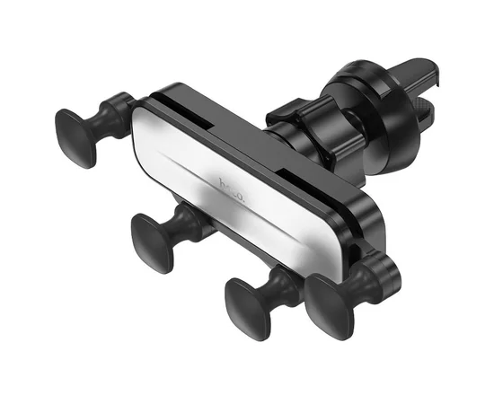 Автодержатель Hoco CA102 Черный / Серебряный