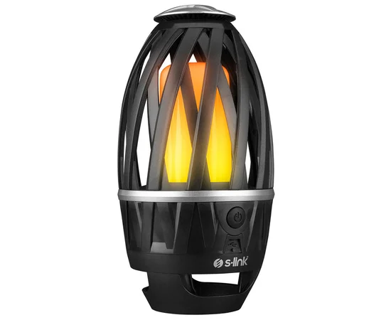 Фонарь аккумуляторный S-link SL-F807 34 Leds 1200mAh USB Rechargeable Flame Effect Decorative Черный