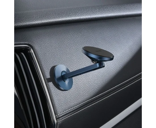 Автодержатель Baseus Hollow Magnetic with Clamping Function Vertical Type Синий