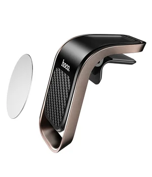 Автодержатель Hoco CA74 магнітний Чорно - сталевий