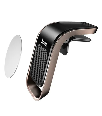 Автодержатель Hoco CA74 магнітний Чорно - сталевий