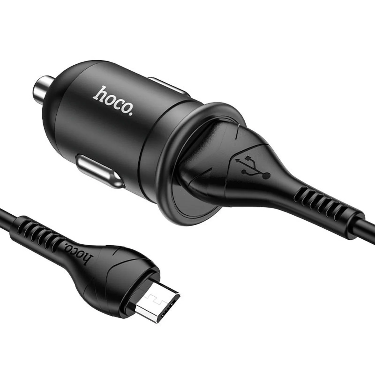 АЗУ Hoco Z43 QC3.0 (1USB/18W) + MicroUSB Черный