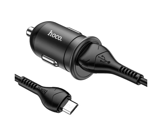 АЗУ Hoco Z43 QC3.0 (1USB/18W) + MicroUSB Черный