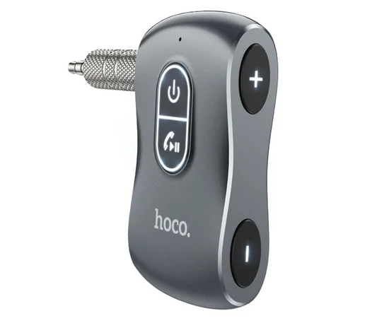 Bluetooth аудио ресивер Hoco E73 Tour Car Metal gray
