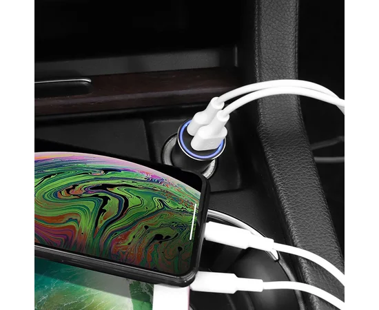 АЗУ Hoco Z30A (2USB/3.1A) Черный