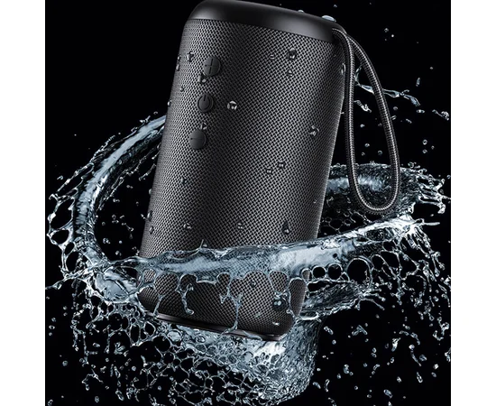 Bluetooth колонка Usams US-YC011 Waterproof Wireless Speaker with Lanyard Black