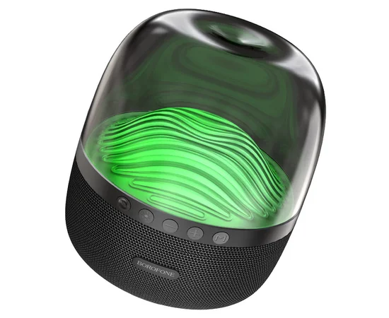 Bluetooth Колонка Borofone BP8 Glazed colorful luminous Черный
