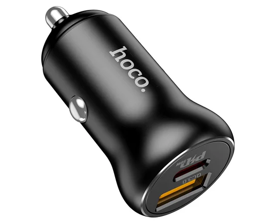 АЗУ Hoco NZ5 Smooth road PD30W + QC3.0 Черный