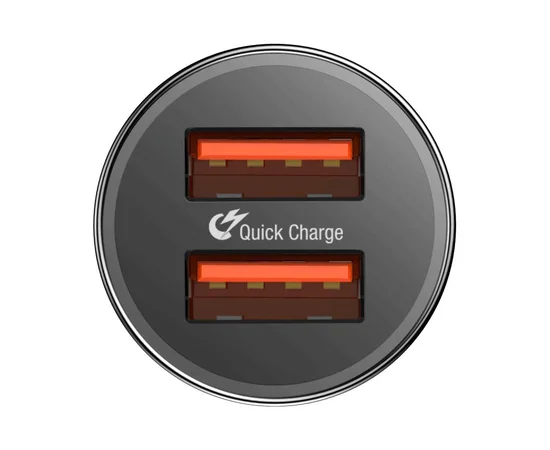 АЗУ Baseus Small Screw 3.4A 2USB Black