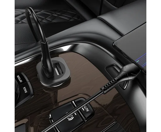 АЗУ Hoco NZ4 (2USB 2.4A) + MicroUSB Черный