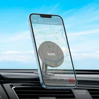 Автодержатель Hoco H13 Fine jade ring (center console) Black