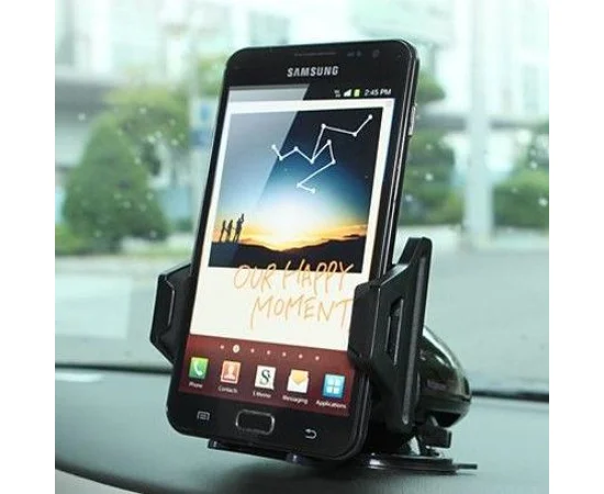 Автодержатель для смартфона 3 - 5.3 дюйма на торпеду Kropsson HR-S200 II Черный