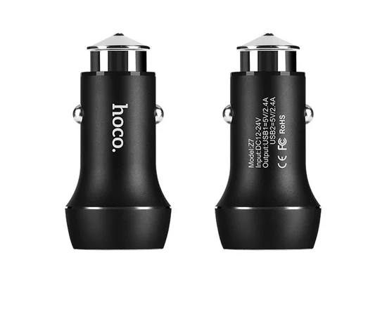 АЗУ Hoco Z7 (2USB/2.4A) Черный