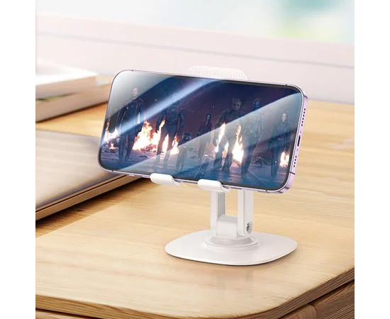 Держатель для телефона Hoco HD6 Winner dual-axis rotating White