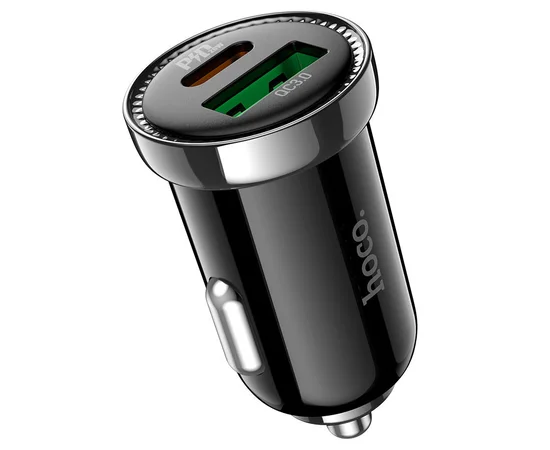 АЗУ Hoco Z44 Leading PD 20W + QC3.0 (1USB/3A) Черный