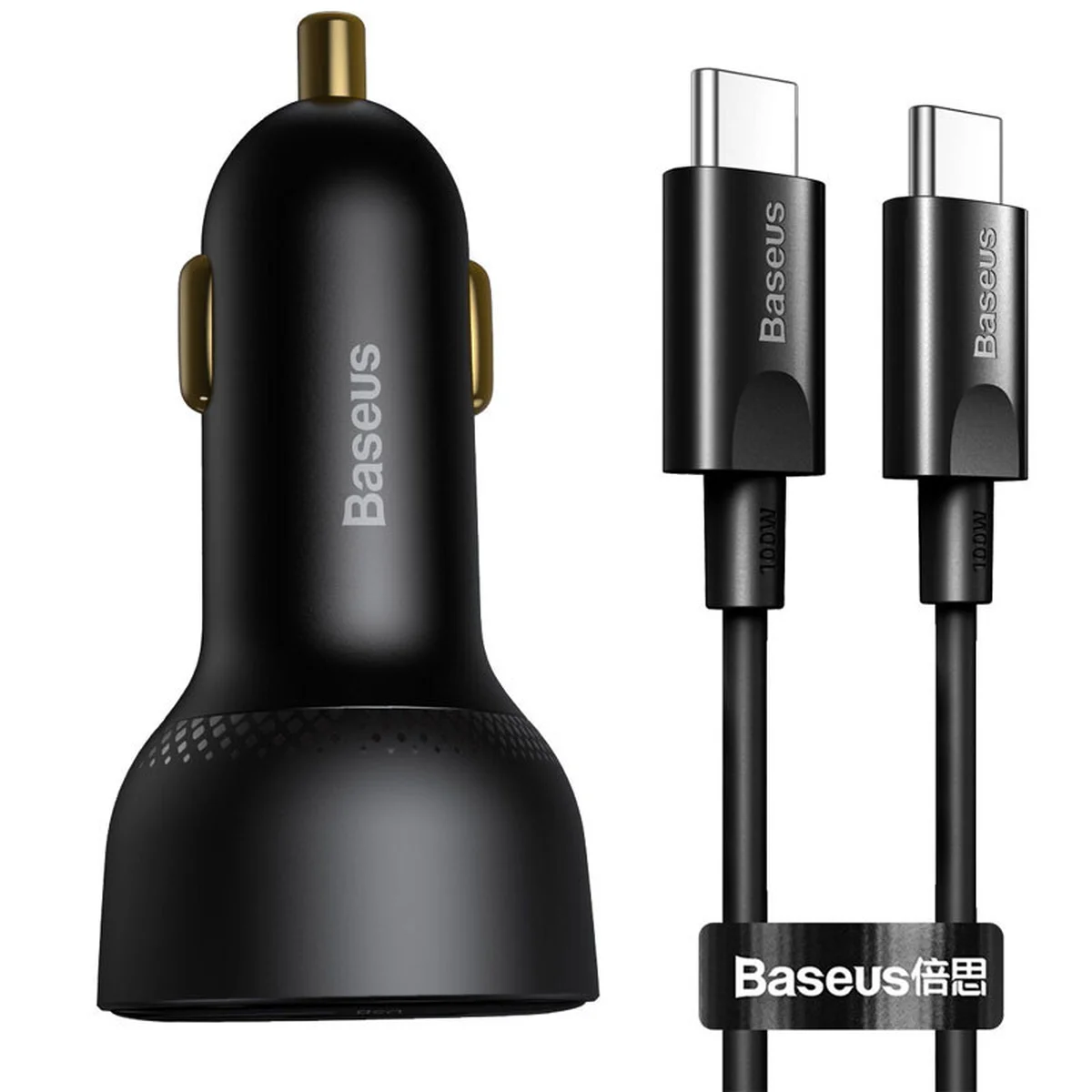 АЗУ Baseus Superme Digital Display PPS QC + Type-C to Type-C 100W (1m) (TZCCZX) Чорний