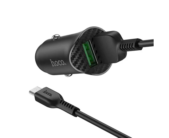 АЗУ Hoco Z39 QC3.0 (2USB) + MicroUSB Черный