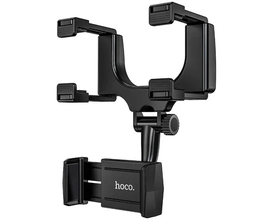 Автодержатель Hoco CA70 на зеркало заднего вида Черный