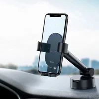 Автодержатель Baseus Simplism gravity car mount (with suction base) (SUYL-JY) Черный