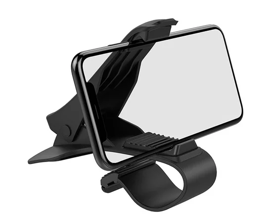 Автодержатель Hoco CA50 с зажимом Черный