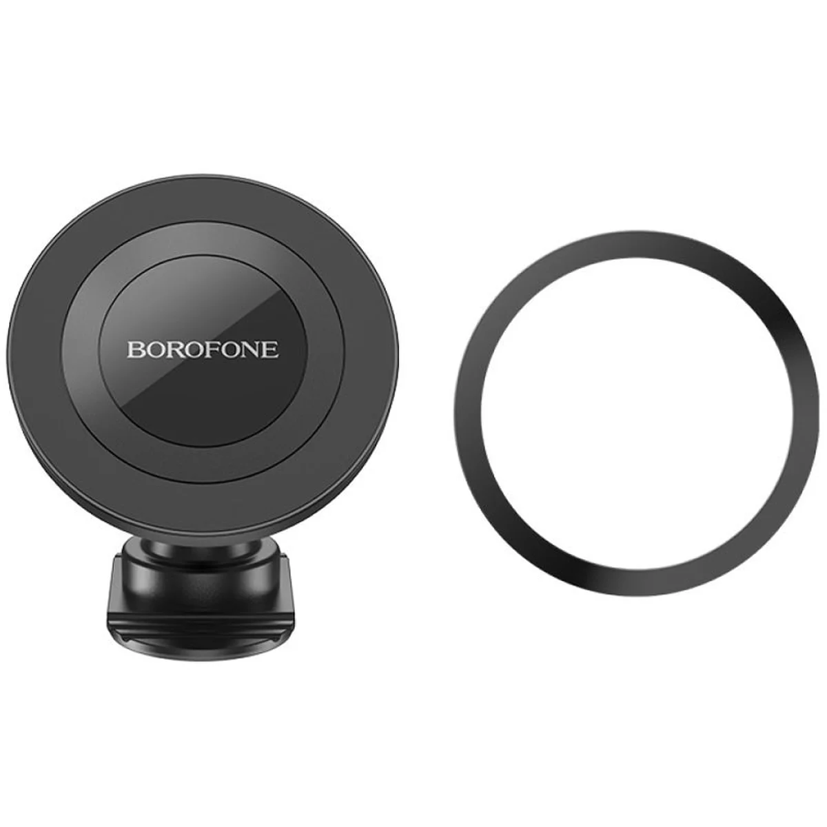 Автодержатель Borofone BH91 Ring magnetic (center console) Black