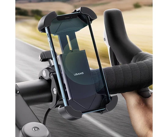 Велодержатель Usams US-ZJ064 Cycling Shockproof Black