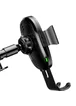 Автодержатель Baseus Gravity (WXYL-A01) (на присоске) c беспроводной зарядкой Черный