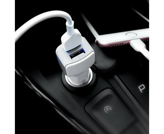 АЗУ Hoco Z23 Grand Style 2.4A 2USB Белый