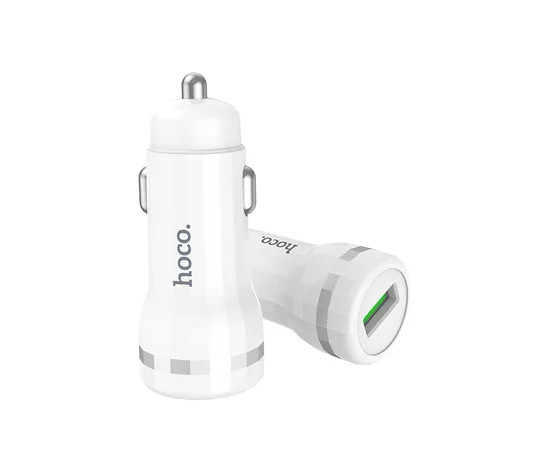 АЗУ Hoco Z27A Staunch QC3 3A.0 1USB Белый