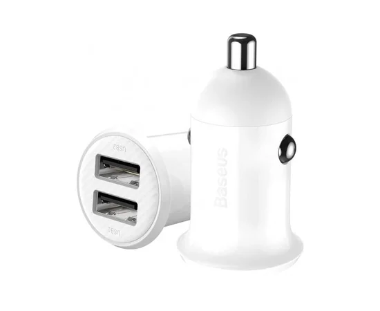 АЗУ Baseus Grain Pro (2USB 4.8A) (CCALLP) Белый