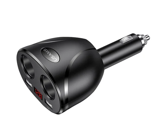 АЗУ Usams US-CC099 C16 96W Dual USB Digital Display Черный