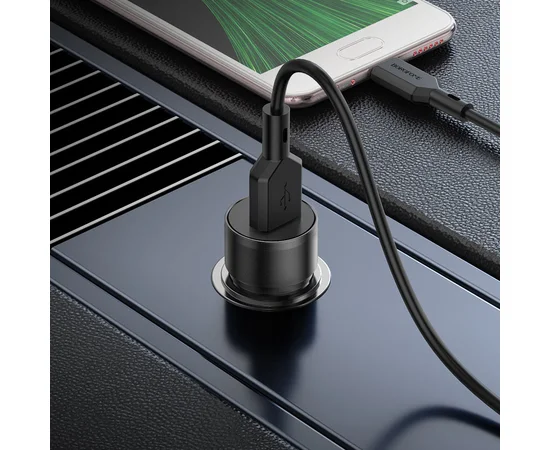 АЗУ Borofone BZ19A QC3.0 + Micro-USB Black