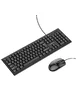 Набор клавиатура (кир.) + мышь Borofone BG6 Черный