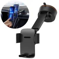 Автоутримувач Baseus Easy Control Clamp Pro (Suction Cup Version) (SUYK020001) Black