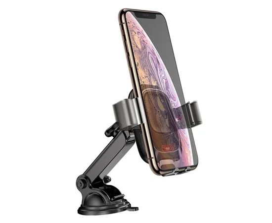 Автодержатель с БЗУ Baseus Smart Vehicle Bracket (Osculum Type) (WXZN-B01) Черный