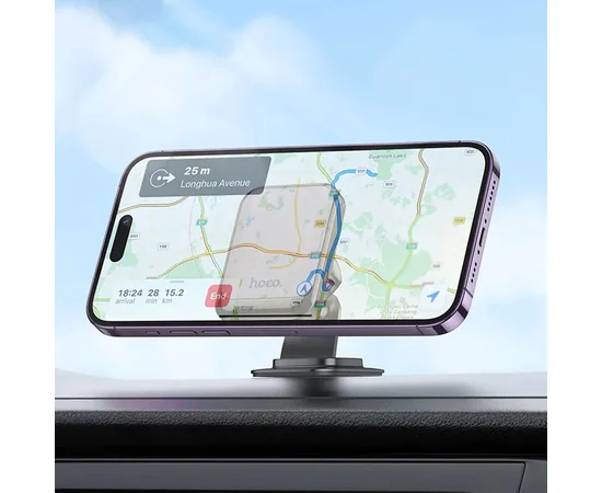 Автодержатель Hoco H25 Climber (center console) Black / Gray