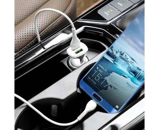 АЗУ Hoco Z31 QC3.0 (2USB/3.4A) Белый