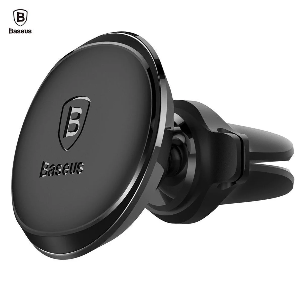 Автотримач магнітний Baseus SUGX Air Vent with Cable clip Чорний