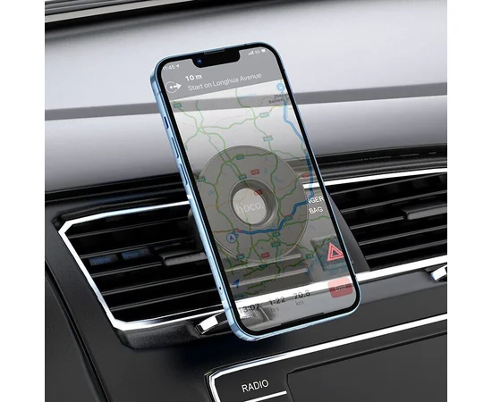 Автодержатель Hoco CA112 Excelle air outlet ring magnetic Black