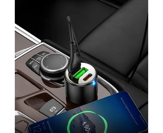 АЗУ Hoco NZ6 PD45W (2Type-C/1USB) + Type-C to Type-C Black