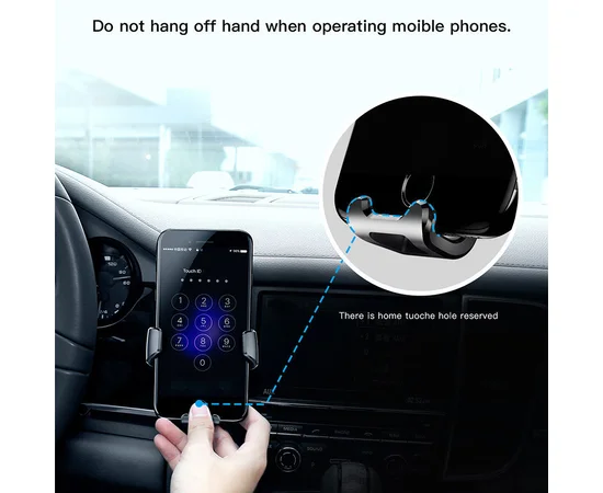 Автодержатель Baseus Gravity Car Mount Черный