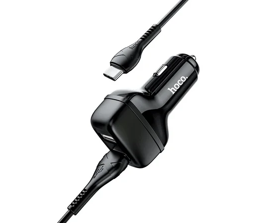 АЗУ Hoco Z36 (2USB/2.4A) + Type-C Черный