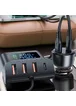 АЗУ Acefast B11 138W Car Charger Splitter with Digital Display Black