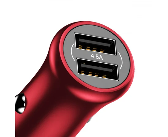 АЗУ Baseus Gentleman 4.8A 2USB Красный