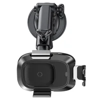 Автотримач із БЗУ Baseus Smart Vehicle Bracket (Osculum Type) (WXZN-B01) Чорний