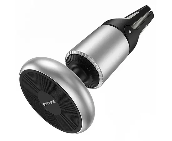 Автодержатель Borofone BH47 Cool move air outlet magnetic (extended version) Black / Silver